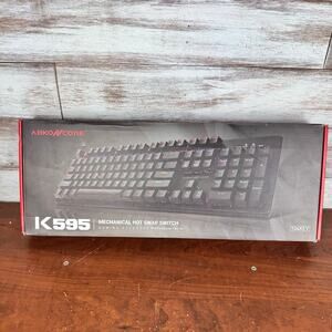 ABKONCORE K595 Mechanical Gaming Keyboard – Hot-Swap Blue Switch – RGB